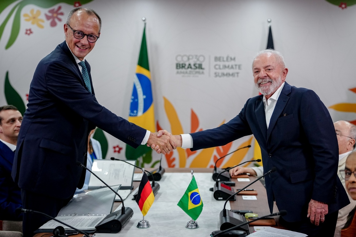COP30: chanceler alemão diz que todos ficaram felizes por deixar Belém