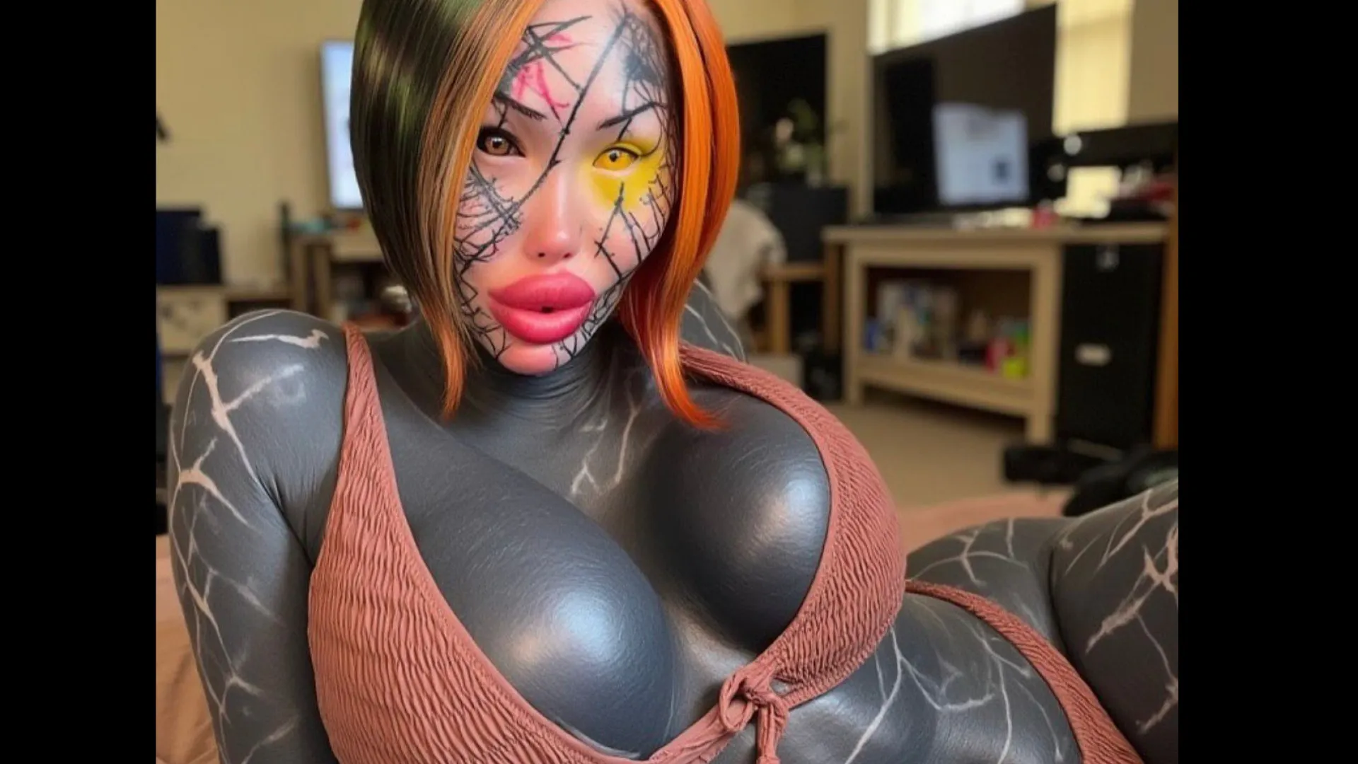 Modelo que gastou R$ 2,6 milhões em cirurgias choca com foto antiga; veja