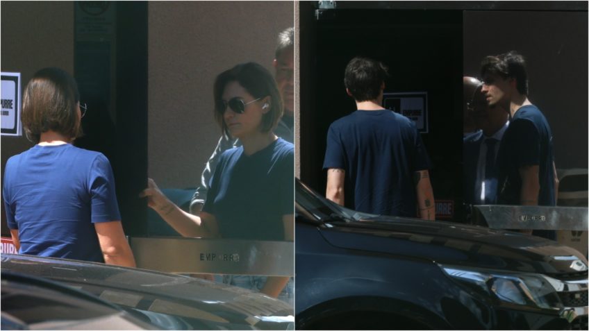 Michelle e Jair Renan vão à PF visitar Bolsonaro