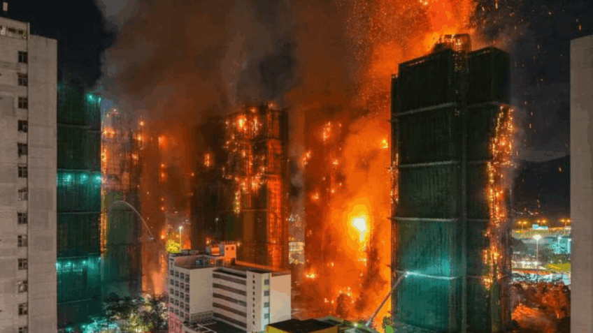 Sobe para 83 o número de mortos em incêndio em Hong Kong