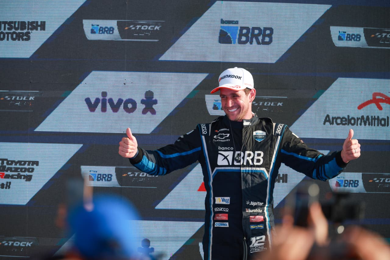 Brasiliense, Lucas Foresti celebra pódio na reinauguração do autódromo