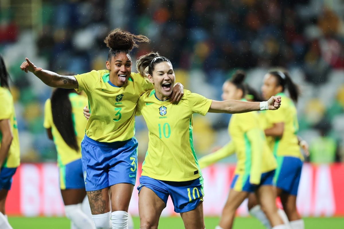 Veja os gols da goleada da Seleção Brasileira Feminina contra Portugal