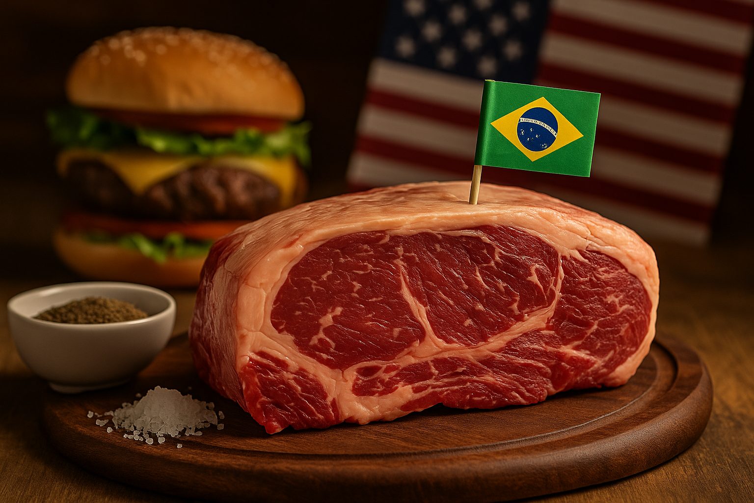 Carne bovina brasileira é 16% mais barata nos EUA do que a produzida por americanos