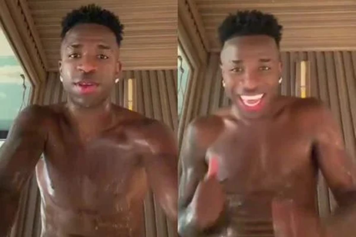 Vini Jr. apaga vídeo sem camisa e web aponta bronca de Virginia