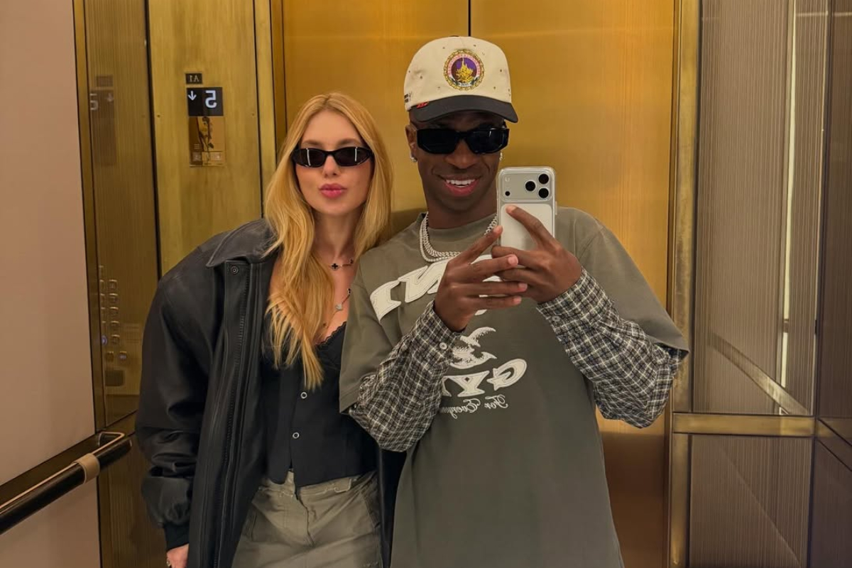 Virgínia copia hábito saudável que aprendeu com Vini Jr.