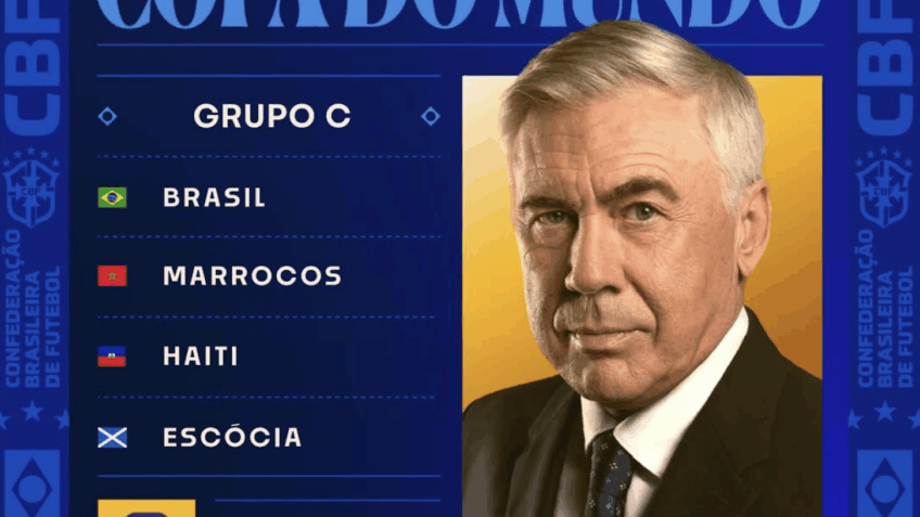 Grupo do Brasil na Copa 2026 tem Marrocos, Escócia e Haiti