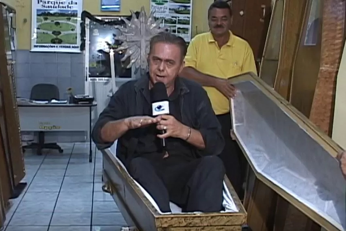 Morre o repórter Águia Dourada, ícone da televisão cearense