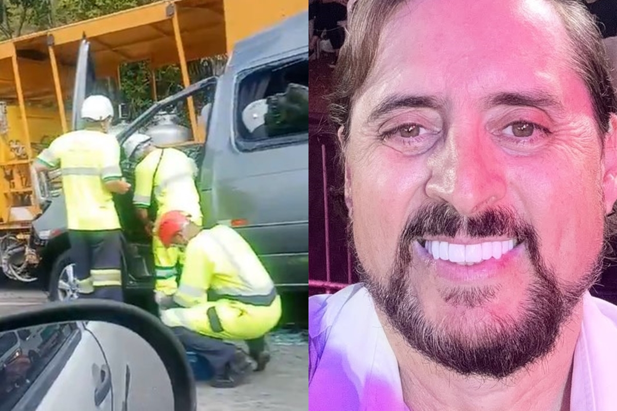 Veja como ficou a van após acidente que matou o cantor Mauri