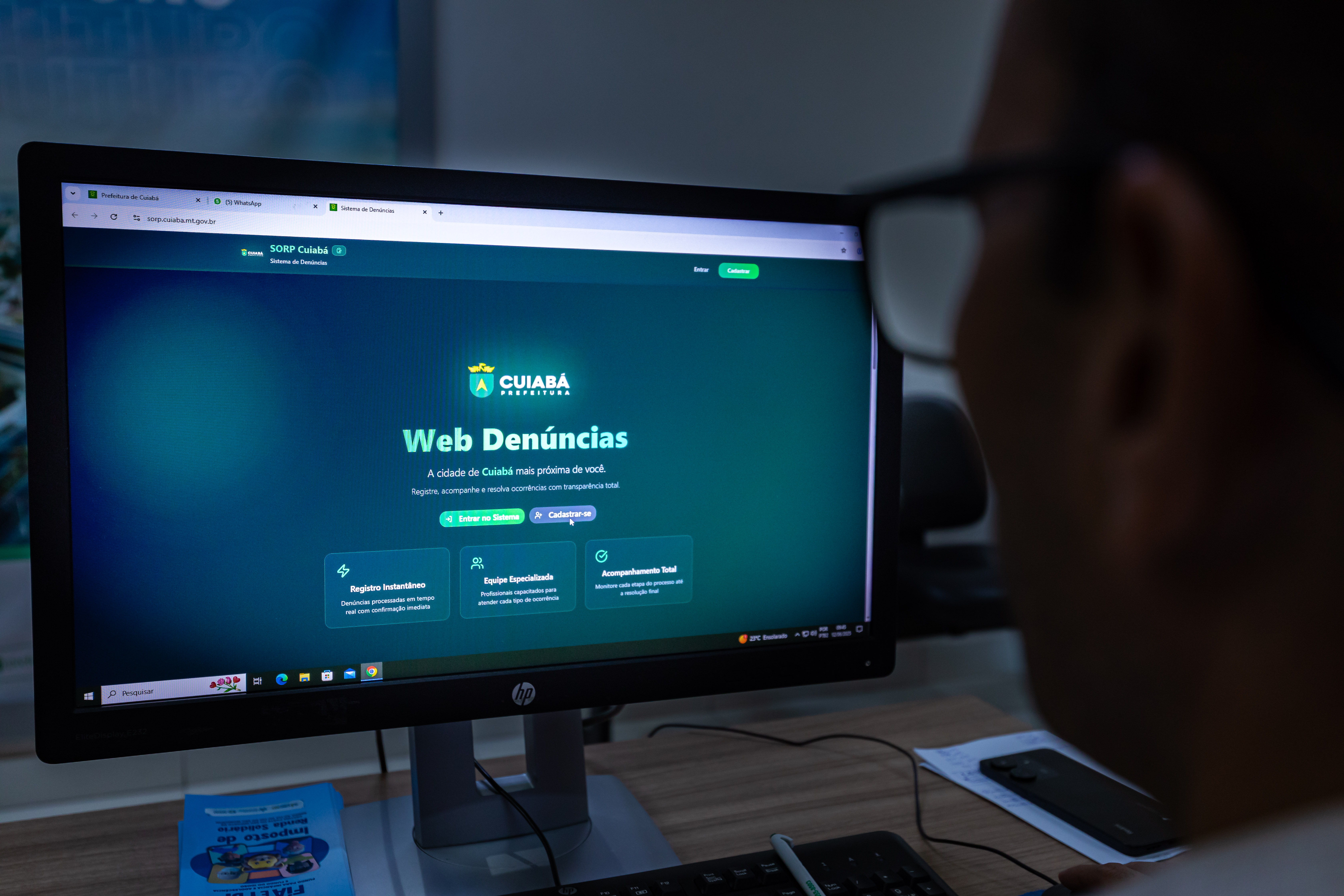 Web Denúncia da Sorp passa por manutenção temporária
