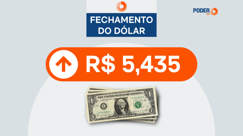 Dólar sobe para R$ 5,435 ainda com Flávio Bolsonaro no radar