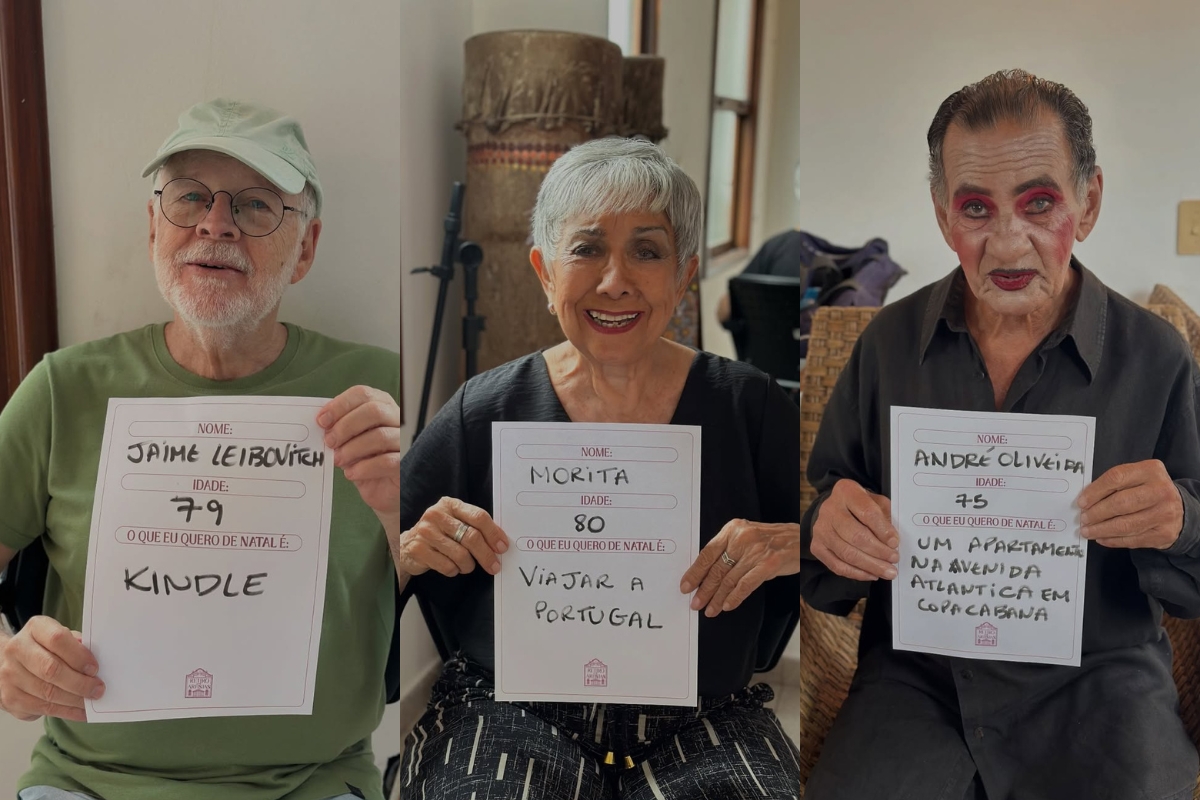 Moradores do Retiro dos Artistas emocionam web com desejos de Natal