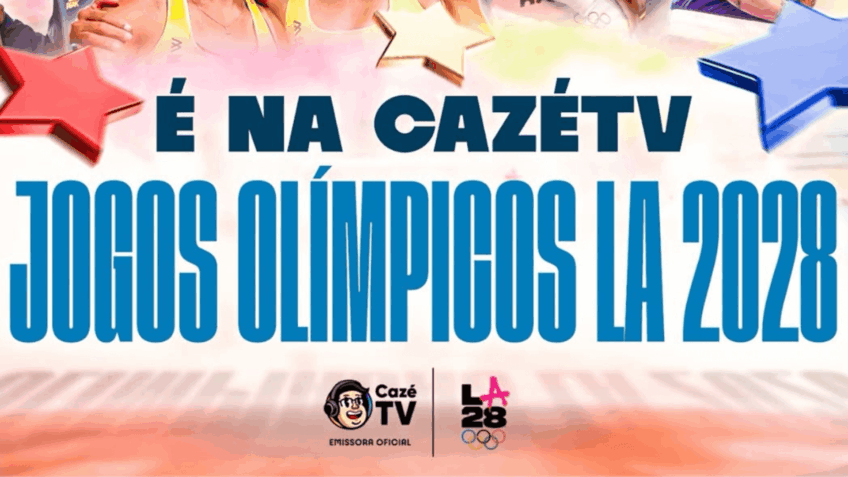 CazéTV transmitirá Jogos Olímpicos de Los Angeles 2028