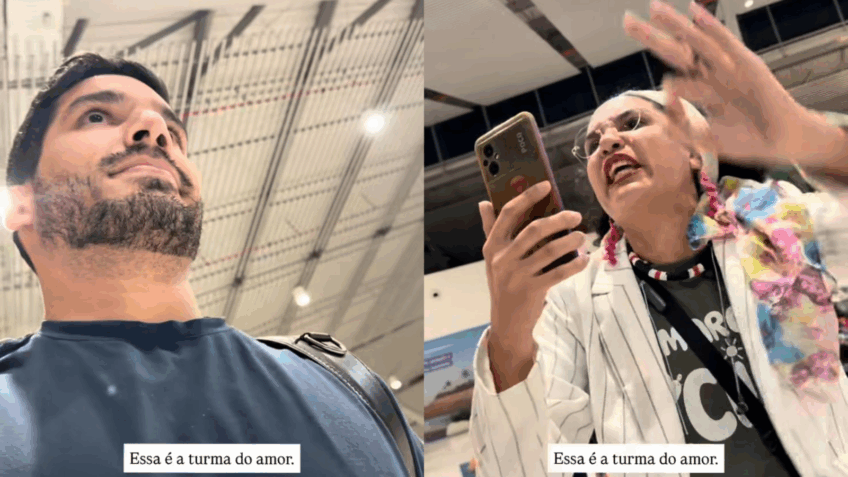 André Fernandes ironiza mulher que o xingou: "Turma do amor"