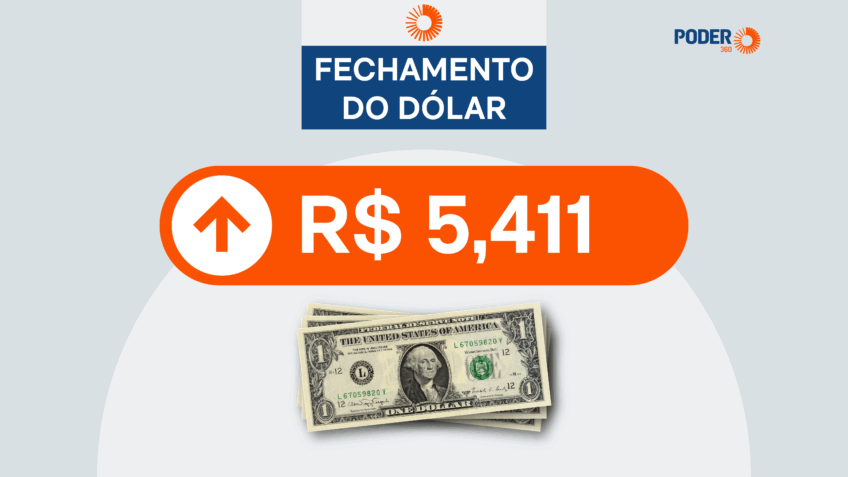 Dólar vai a R$ 5,411 e Bolsa sobe com Moraes fora da Magnitsky