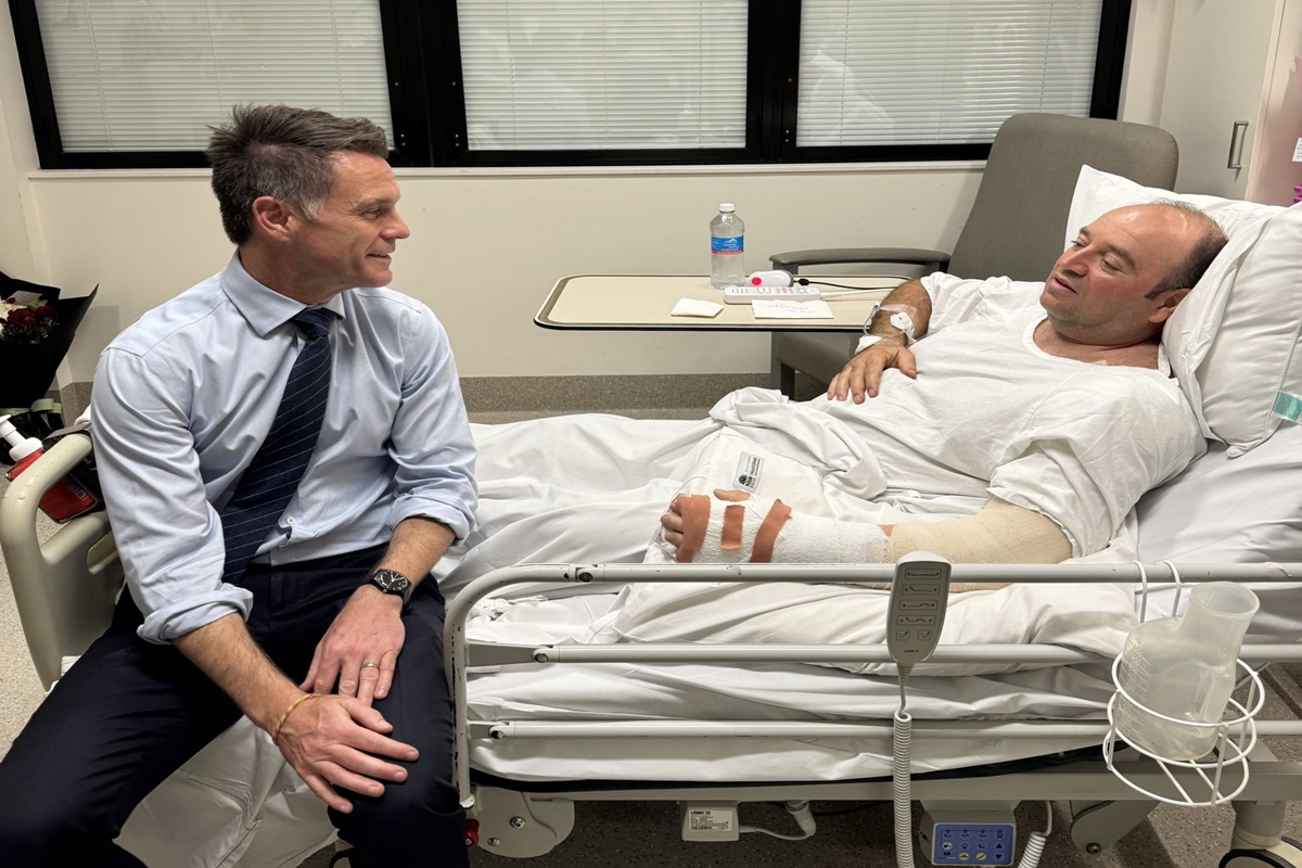 “Herói” que desarmou atirador na Austrália tem foto divulgada