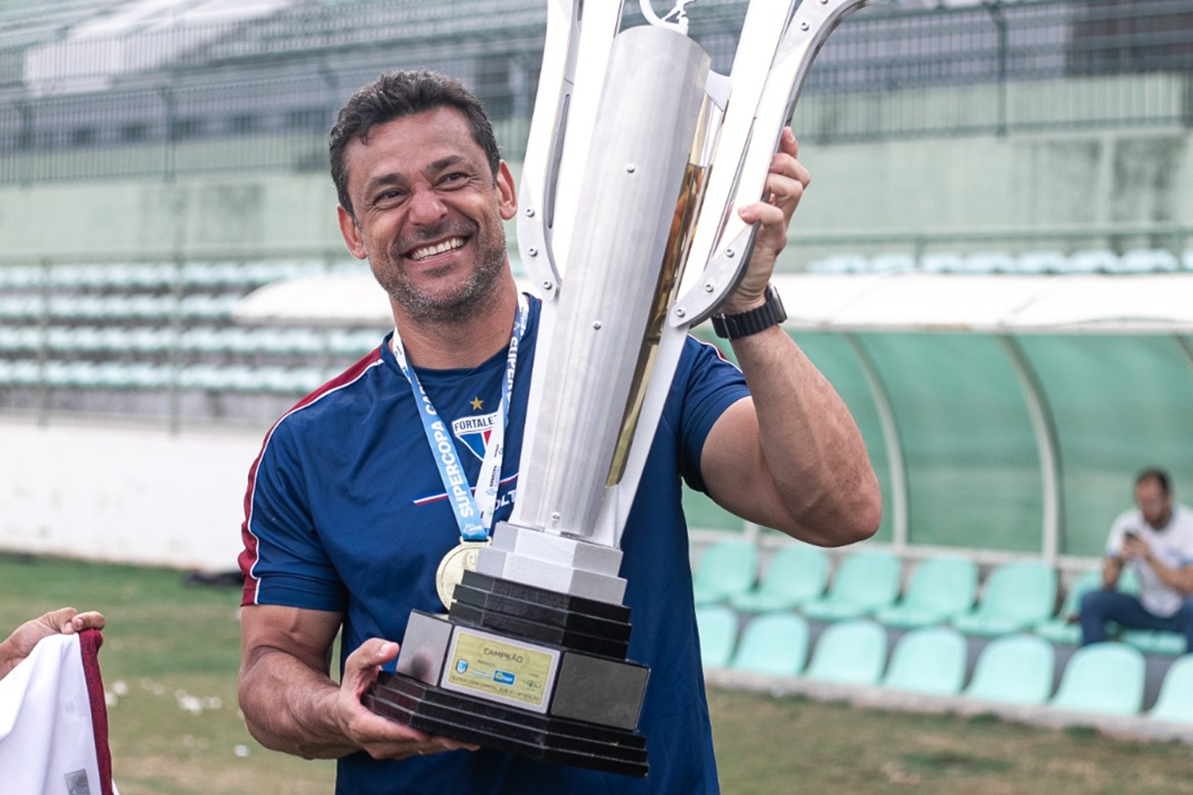 Veja momento do primeiro título de Fred como treinador do Fortaleza