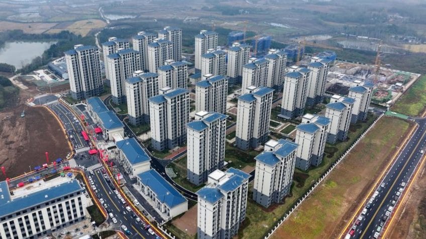 Construção de moradias na China cai ao menor nível em 20 anos