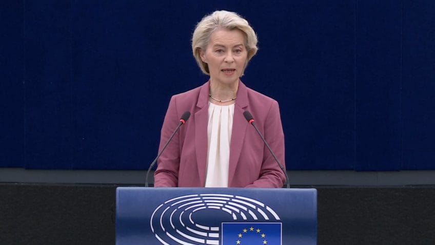 Von der Leyen quer Europa autossuficiente em segurança
