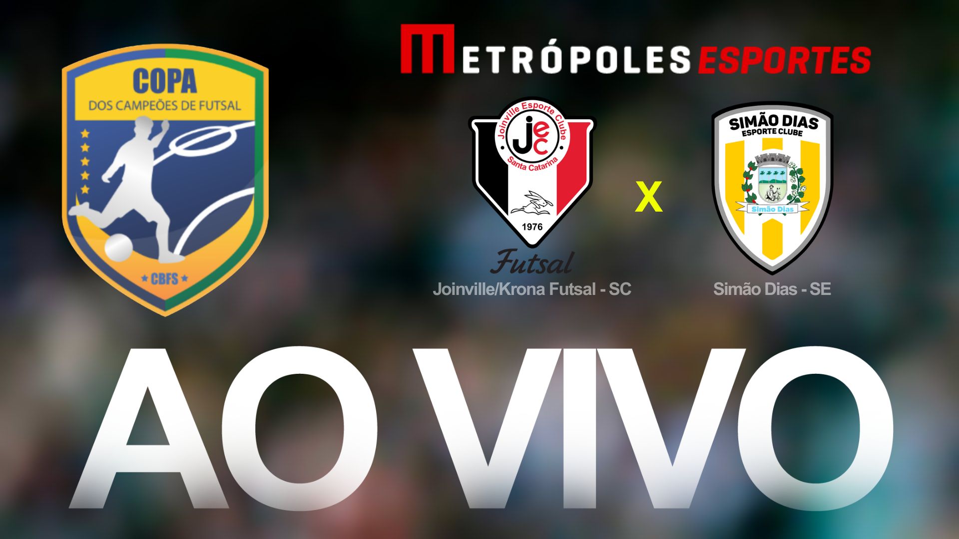 Copa dos Campeões de Futsal: veja JEC/Krona x Simão Dias ao vivo