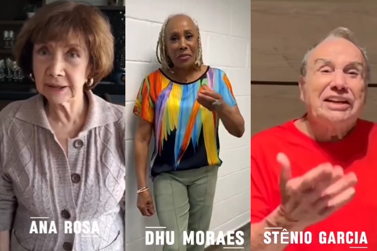 Artistas veteranos pedem espaço na televisão em campanha