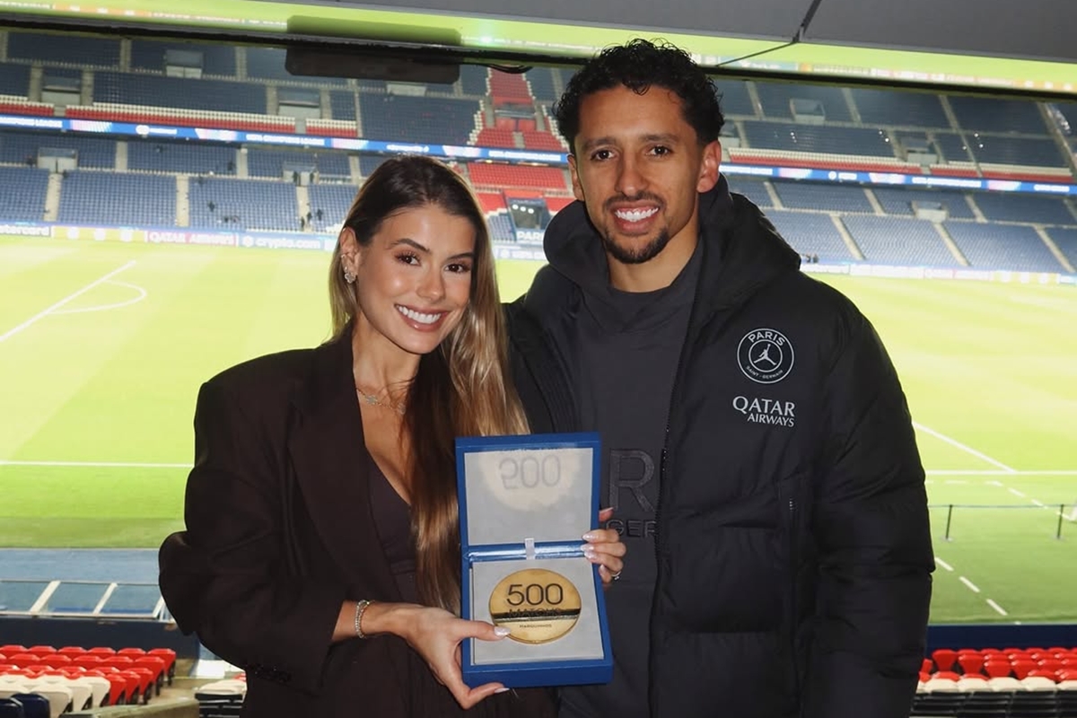 Mulher de Marquinhos, do PSG, recebe ataques após jogo do Flamengo