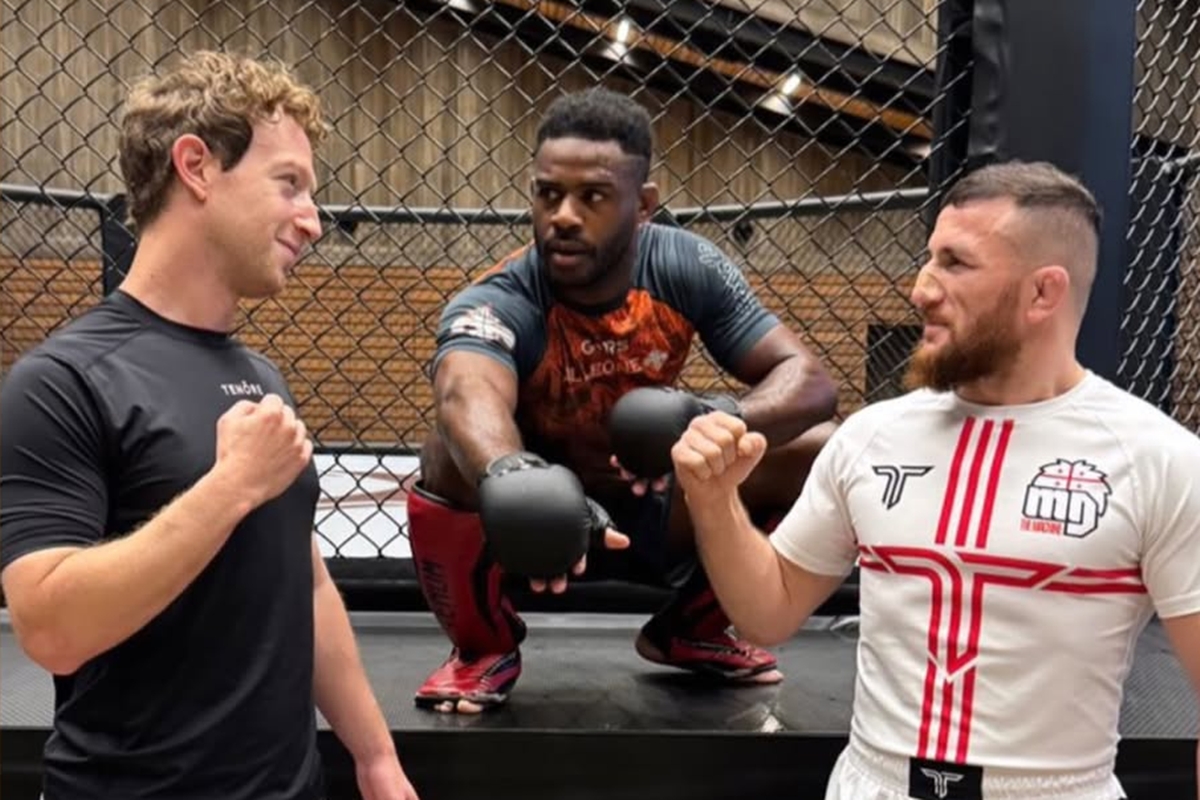 Mark Zuckerberg leva tapa na cara de ex-campeão do UFC. Veja vídeo