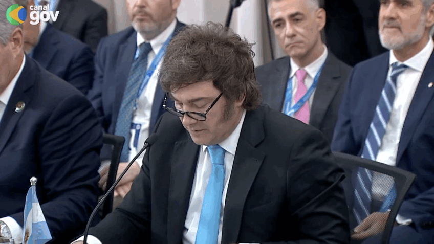 Milei: acordo com UE é prova de "lentidão" do Mercosul