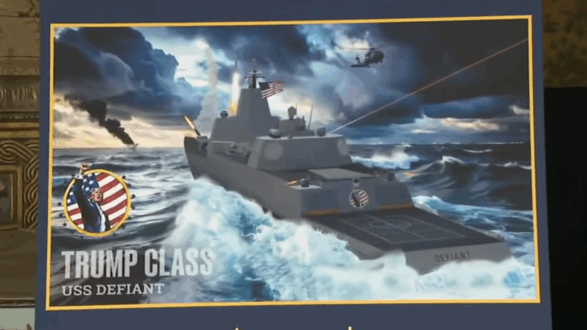 EUA construirão navios de guerra "classe Trump"