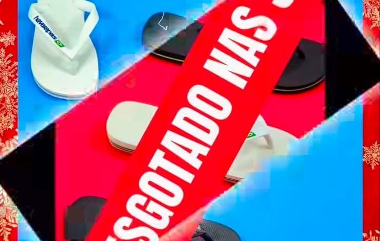 Loja de SC vende Havaianas a R$ 1 em boicote à marca