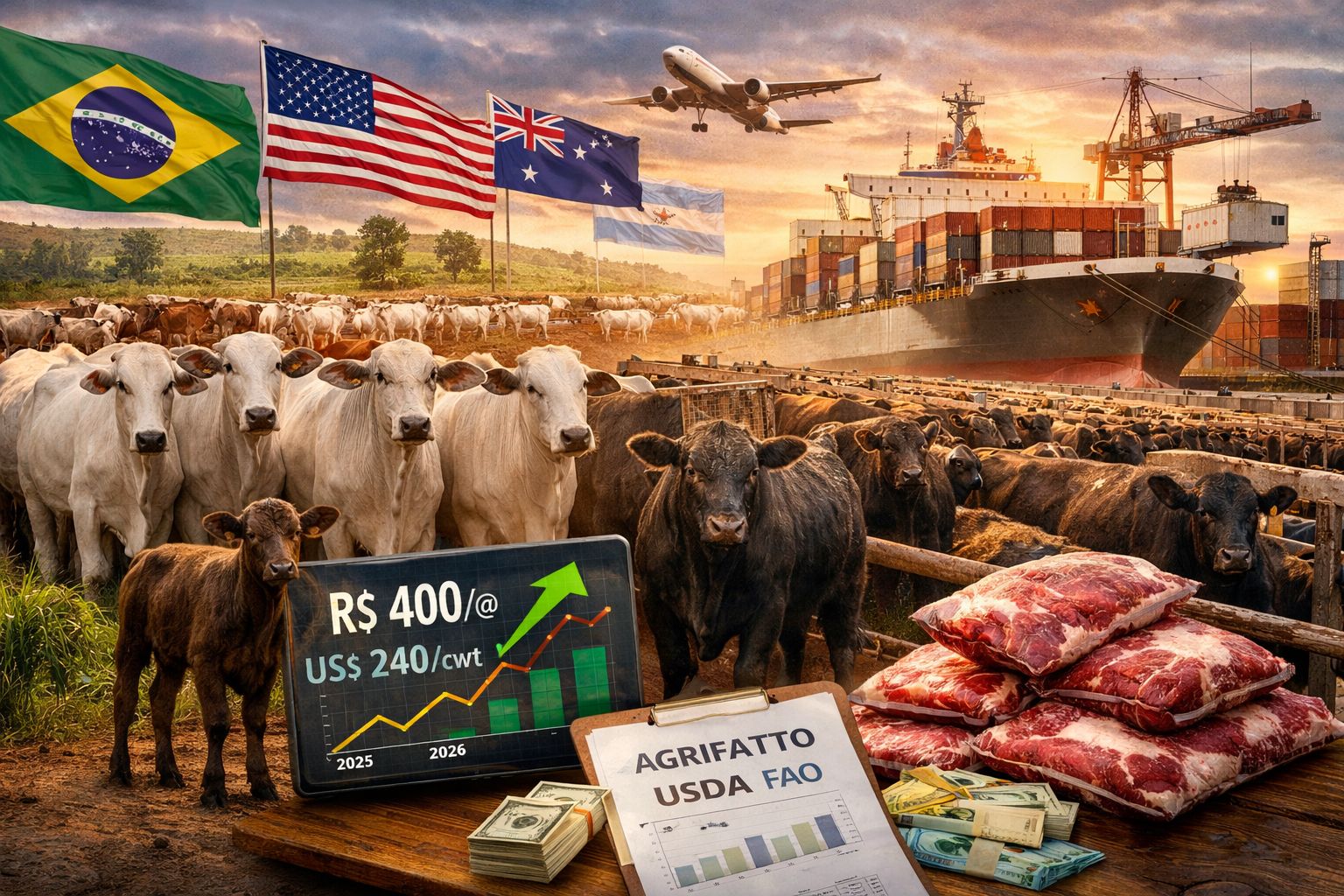 Cenário é de superciclo pecuário global em 2026 e “mundo” vai reter fêmeas, alertam especialistas