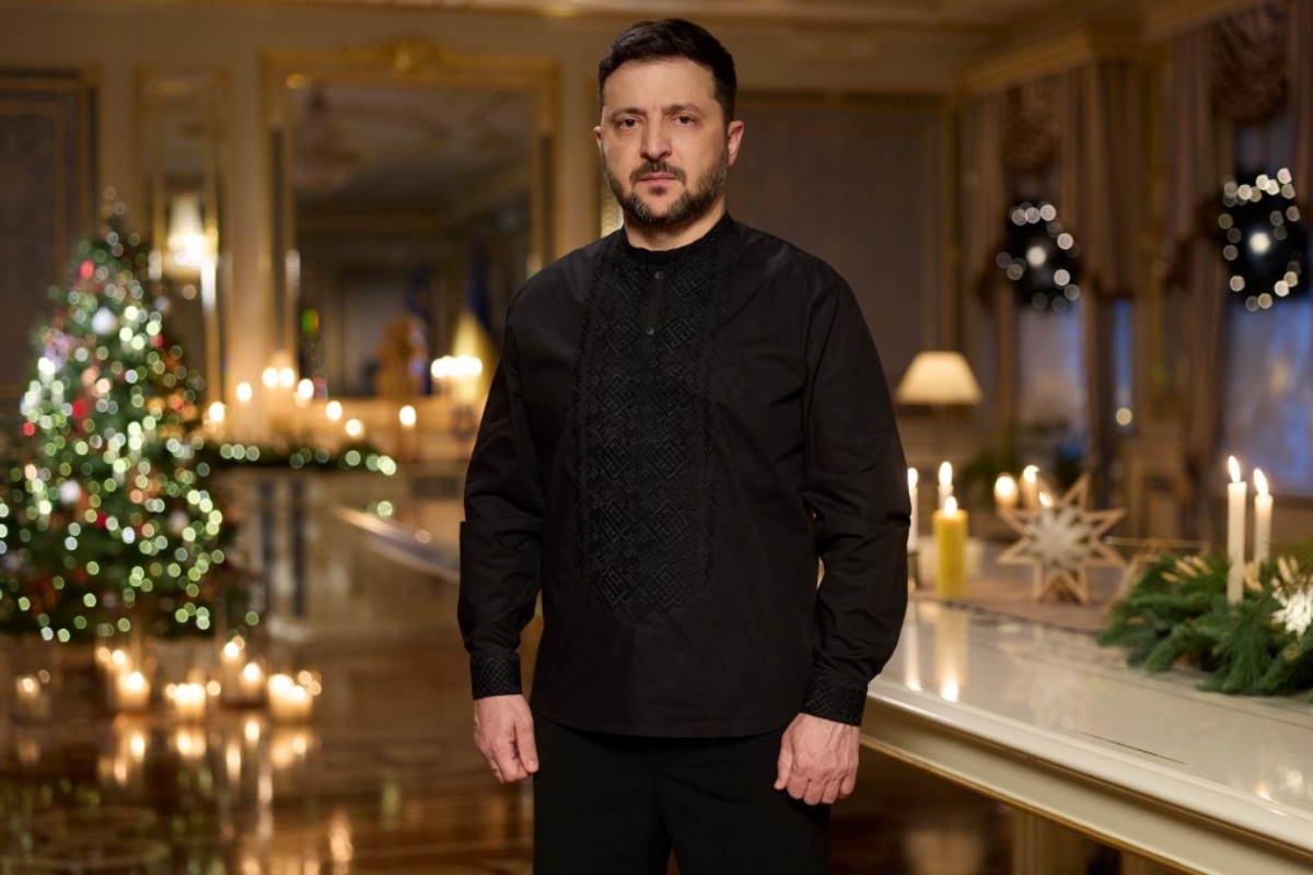 Zelensky faz pronunciamento de Natal em meio à guerra na Ucrânia