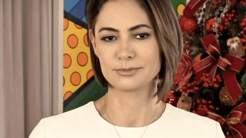 Assista ao pronunciamento de Natal de Michelle Bolsonaro