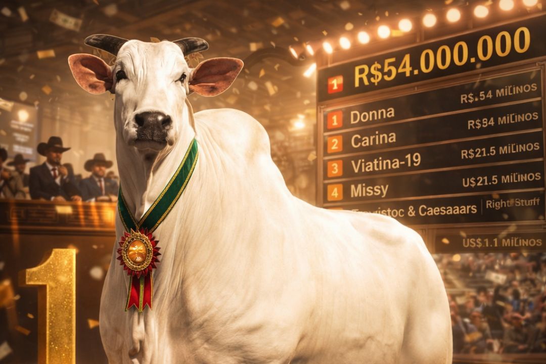 Conheça os bovinos mais valorizados do mundo, com Nelore no topo do ranking