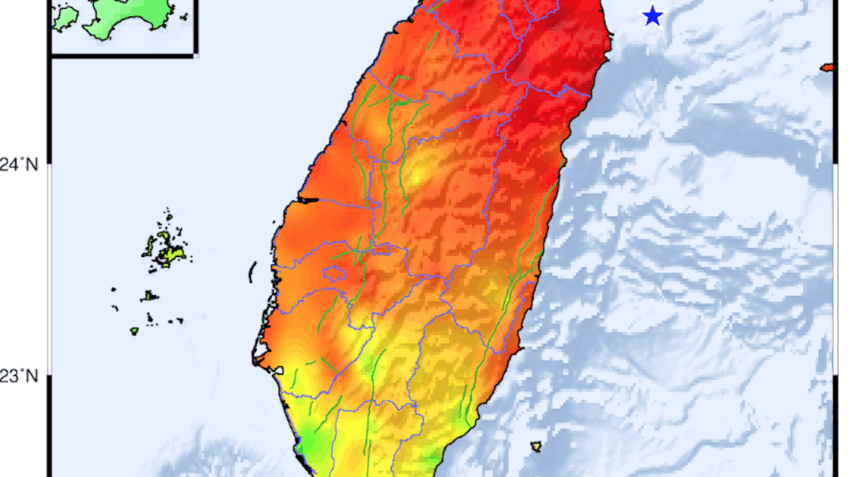 Terremoto de magnitude 6,6 atinge a costa de Taiwan