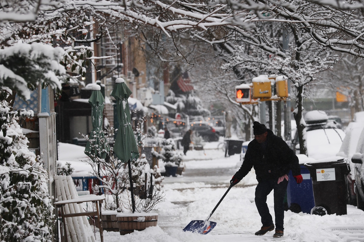 Tempestade de inverno gera caos nos países nórdicos