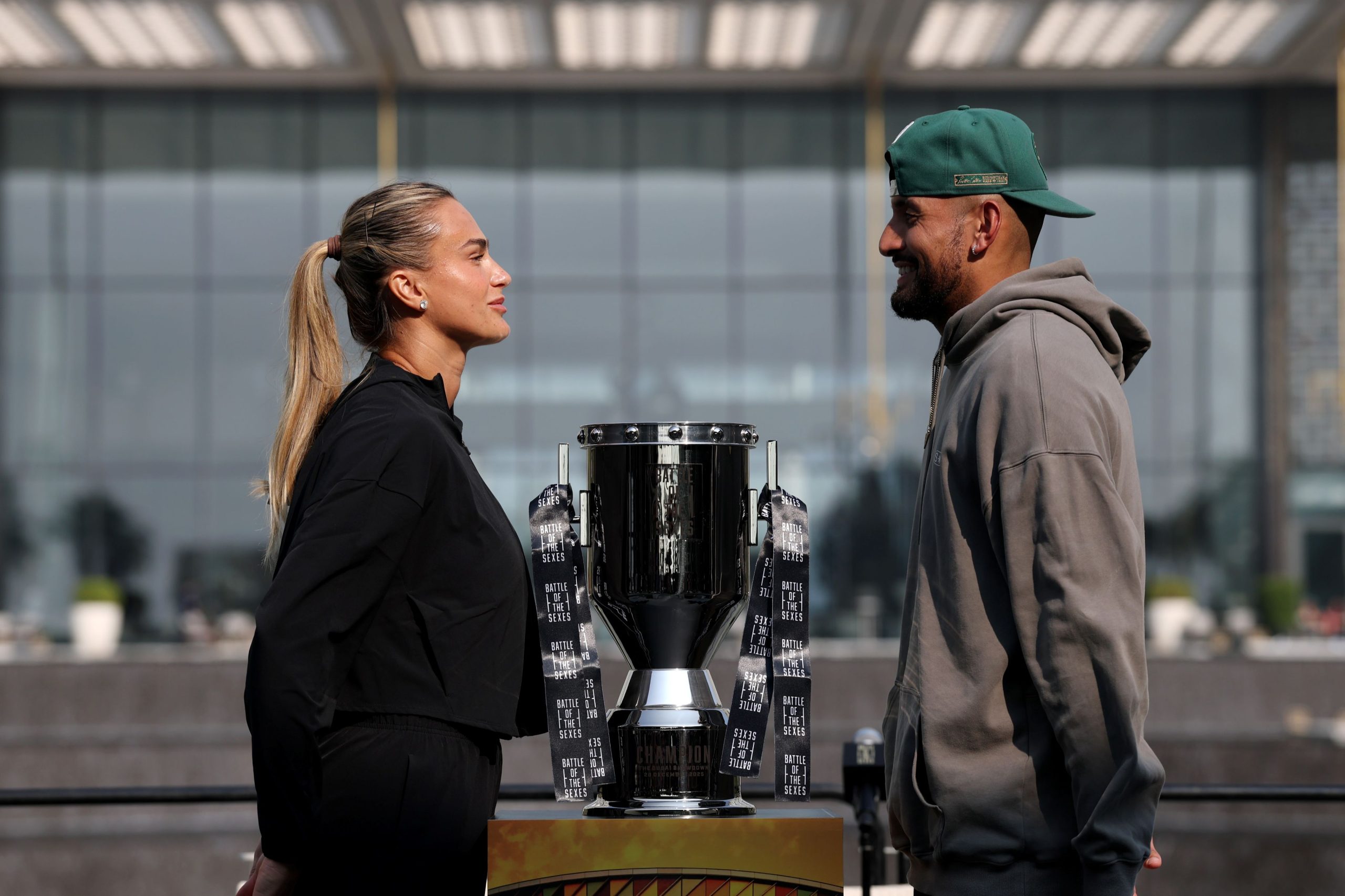 Sabalenka x Kyrgios: saiba onde assistir à Batalha dos Sexos