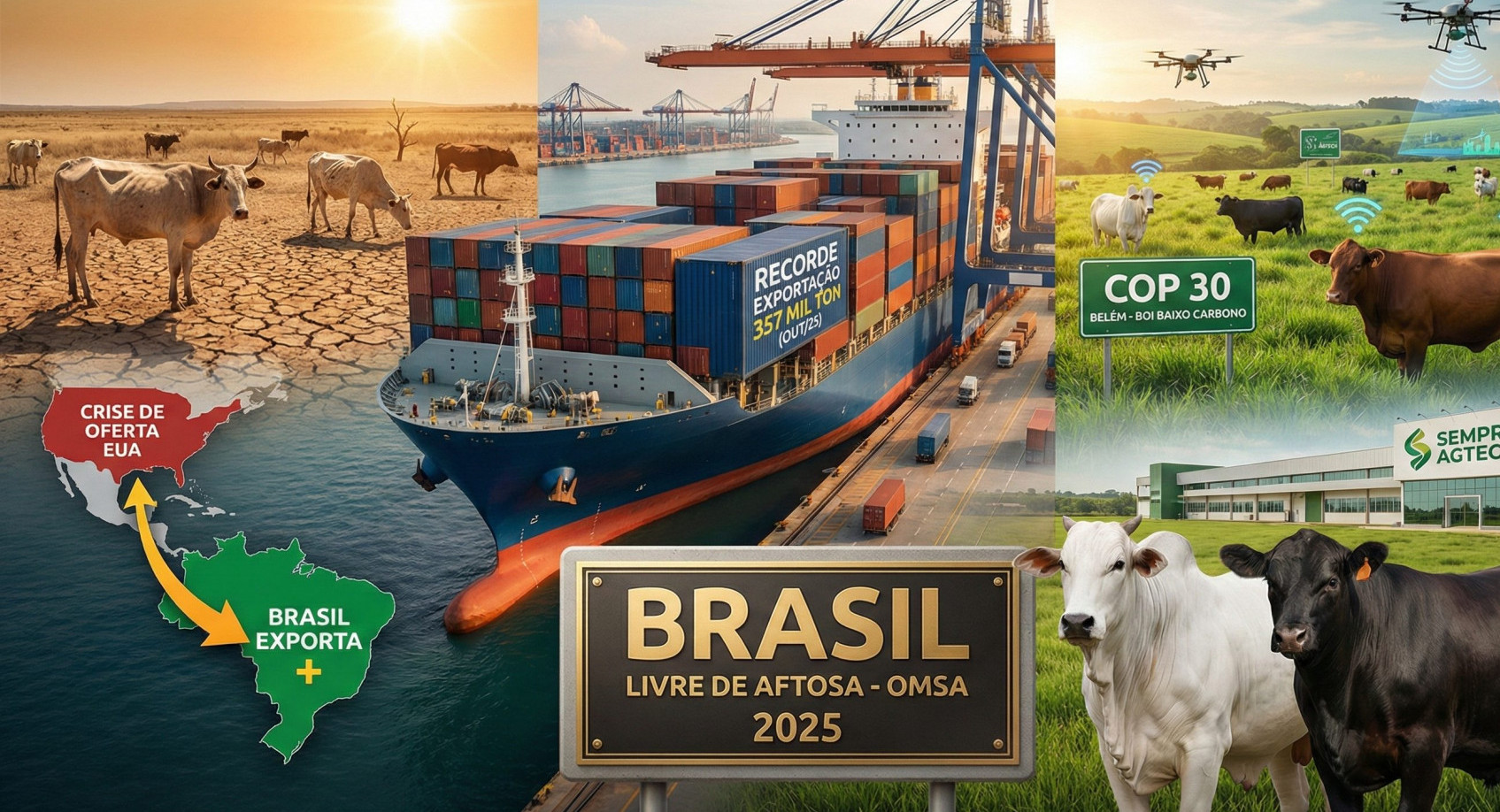 ⁠Retrospectiva 2025: Principais destaques da pecuária de corte