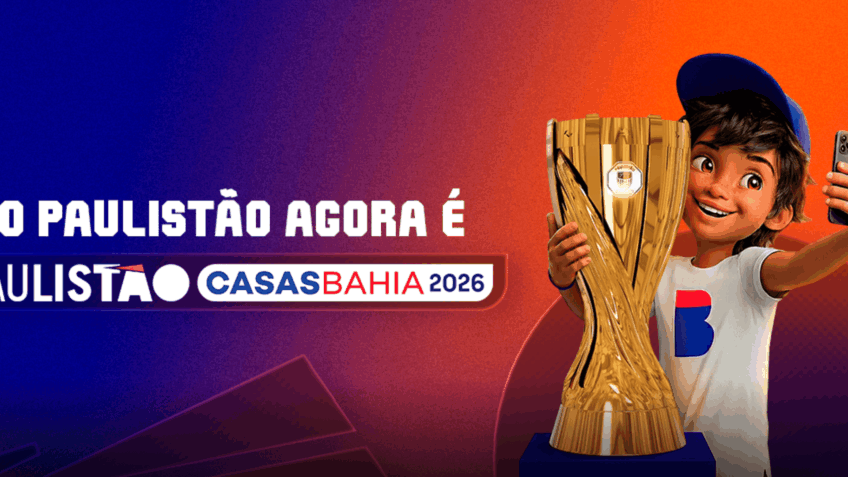 Casas Bahia fecha acordo para nomear Campeonato Paulista em 2026