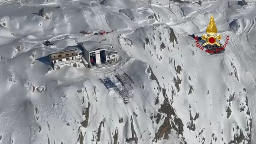 Acidente em teleférico na Itália deixa 4 feridos