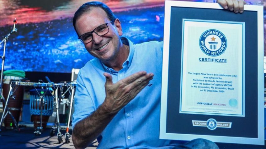 Guinness diz que Rio tem o maior Réveillon do mundo