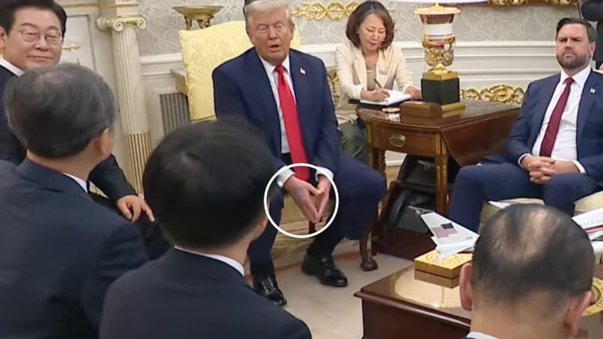 Trump culpa aspirina por hematomas e nega cochilo em público