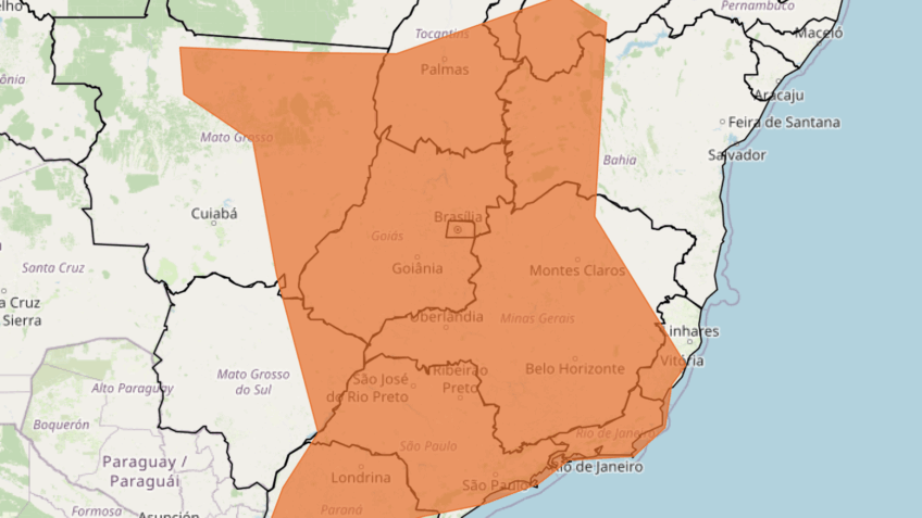 SP, RJ, DF e 16 Estados entram em alerta para chuvas nesta 6ª