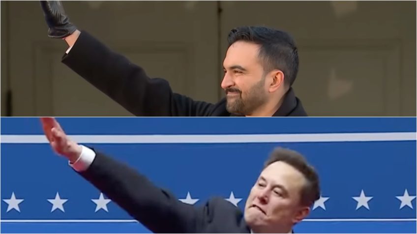 Gesto de Mamdani em posse é comparado ao de Musk em 2025