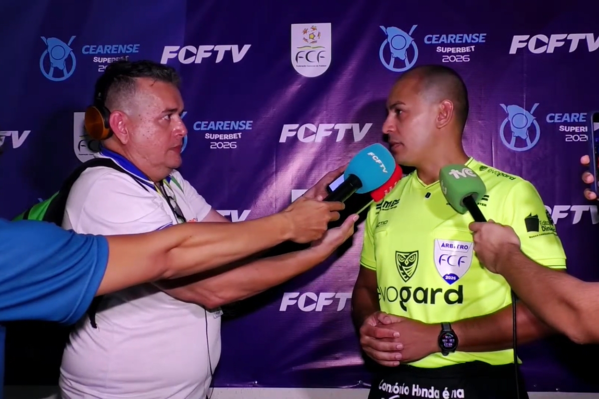 Futebol cearense promove primeira coletiva da arbitragem no Brasil