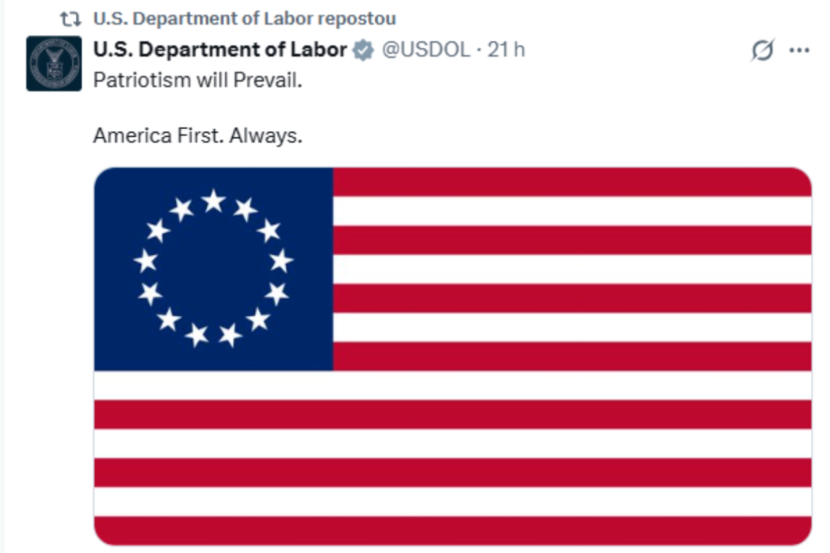 Em meio à tensão diplomática, EUA postam bandeira pré-Guerra Civil