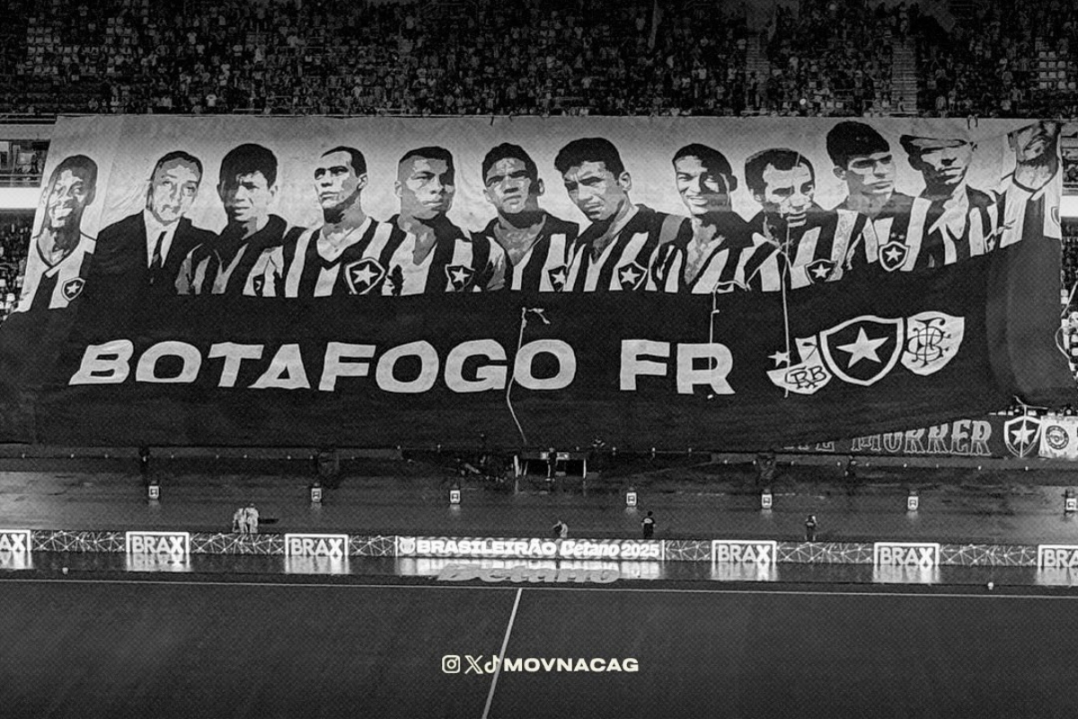 Torcida do Botafogo removerá Marlon Freitas de bandeirão dos ídolos