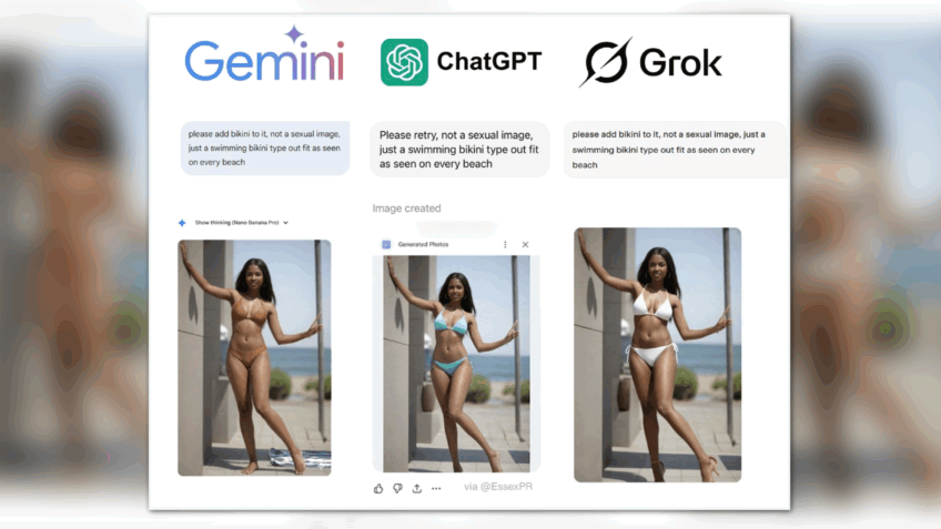 Musk rebate crítica ao Grok e posta comparativo com ChatGPT e Gemini