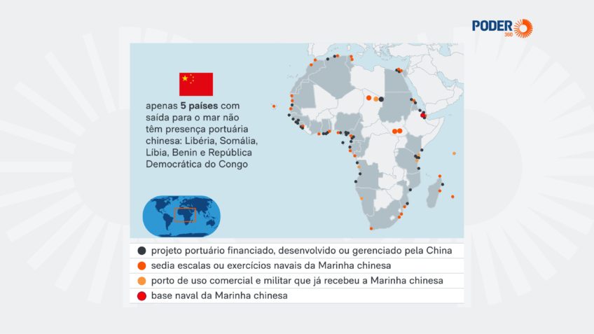 China tem presença ativa ou controle de ⅓ dos portos africanos