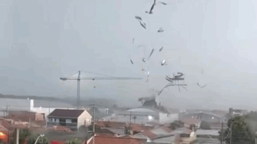 Tornado atinge interior do Paraná; assista ao vídeo
