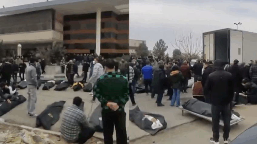 Imagens mostram corpos de manifestantes mortos no Irã; assista